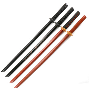 Espada samurái japonesa de artes marciales, Katana sin sarga, Ironwood, Wushu Kendo, Aikido, espada de madera - Product Image 1