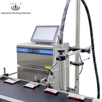 Impresora de Inyección de Tinta de Caracteres Pequeños IPS-C240 Plus IP65 de 5 Líneas con Baliza de Alarma para Fabricación Automatizada