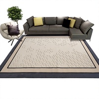 Tapis moderne en laine et soie, grande taille, personnalisable, confortable, à poils longs, antidérapant, pour avion