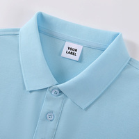 Groothandel effen custom logo hoge kwaliteit 200 gram anti-kreuk anti-krimp polo shirts heren kleding fabrikanten