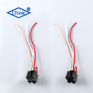 LTonic <b>Relay</b> Connector Wire Harness 3 Pin Red Orange White Plastic <b>Auto</b> Connector - Product Image 2