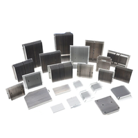 Source Approvisionnement d'usine High Times Tooth Profil en alliage d'aluminium 6063 Radiateur Oxydé Déshumidificateur Dissipateur de chaleur Services d'usinage