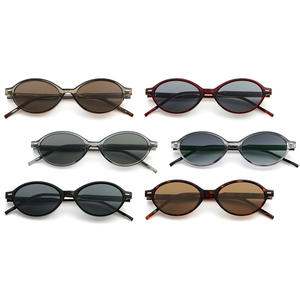 Gafas de Sol Superhot Eyewear 81114, Moda 2025, Retro, Ovaladas, Montura Pequeña, UV400, CP Temple Shades - Product Image 5