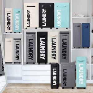 Whole Sale Collapsible Clothes Hamper Freestanding Waterproof <strong>Laundry</strong> <strong>Basket</strong> <strong>with</strong> <strong>Wheel</strong> Washing Bag <strong>Laundry</strong> <strong>Basket</strong> - Product Image 6