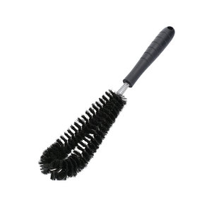 Cepillo para tazas de mango largo, cabezal en forma de L de acero inoxidable 304 para limpieza profunda de tazas y botellas - Product Image 5