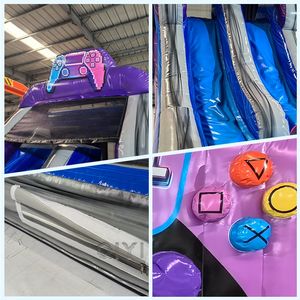 Castillo Inflable Comercial Personalizado de PVC para Fiestas, con Temática de Juegos, para Niños, Venta al por Mayor - Product Image 5