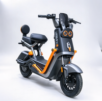 Scooter électrique 72V 1000W à double siège, cyclomoteur urbain avec panier, 3 modes de vitesse, éclairage LED – Vente en gros