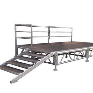 Tùy Chỉnh Sân Khấu Bục Dễ Dàng Cài Đặt Khung Nhôm Chiều Cao Có Thể Điều Chỉnh Giai Đoạn - Product Image 6