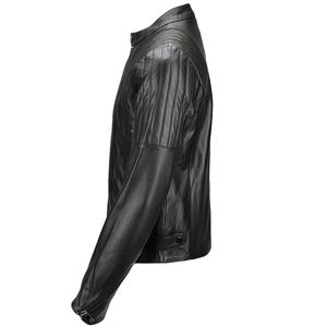 Veste en similicuir de haute qualité Veste à poches zippées High Street Veste fausse coupe ajustée pour homme - Product Image 3