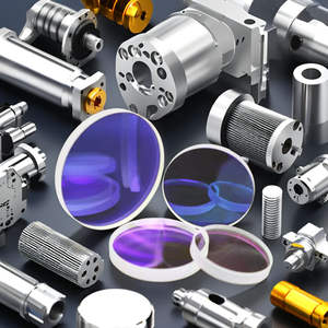 SmartRay 27.9x4.1mm 37x7 0-12KW 30x5 Precitec Raytools 광학 오리지널 1064nm 섬유 레이저 보호 창 렌즈 - Product Image 3