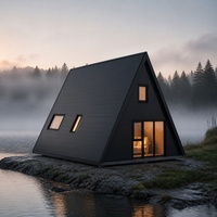 Maison A-Frame Modulaire Exécutive S780 pour Hébergement Commercial et Vacances en Zone Portuaire