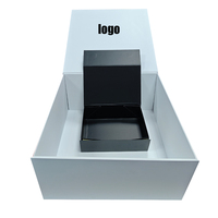 Boîte pliante magnétique rigide personnalisée en gros, grand format, blanc mat, pour robe de mariée, emballage cadeau en carton, avec vernis sélectif UV