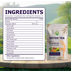 OEM ODM Detox Tea Bag Promote Regularity Intestinal Health Weight Loss Mylar Bag Glow Lightening Detox Tea Bag - Product Image 2