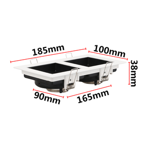 Venta caliente GU10 MR16 Foco montado en el <span class=keywords><strong>techo</strong></span> Lámpara <span class=keywords><strong>de</strong></span> fijación Carcasa 250V Estilo <span class=keywords><strong>de</strong></span> enchufe Soporte <span class=keywords><strong>de</strong></span> foco reemplazable - Product Image 6