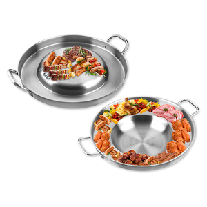 Fourniture d'usine Concave Mexico Comals Down Acier inoxydable Petit Portable Bbq Grill Bbq Plaque chauffante pour l'extérieur - Product Image 6