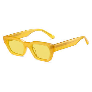 VISION PLUS Lunettes de soleil de luxe haut de gamme unisexes, polarisées, protection UV400, anti-éblouissement, lunettes en acétate, tendance - Product Image 3