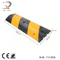 Protector de Cables de Goma Reciclada de 2 Ranuras, Protector de Cables de Alta Visibilidad, Rampa para Mangueras con Capacidad de Carga de 33000 Libras, Cubierta para Entrada de Vehículos