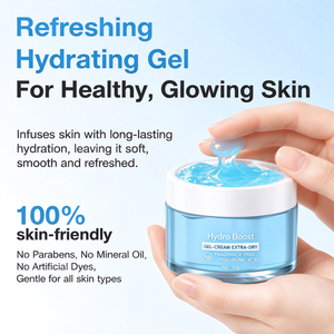 Crema Facial Hidratante con Ácido Hialurónico, Escualano, Vitamina E y Lactobacillus Ferment Lysate para el Cuidado Facial Diario - Product Image 5