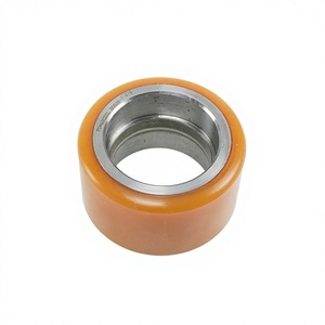 OEM personalizzato 70*40 (cuscinetto a 6204) ruota del carrello elevatore ruota piccola ruota diamantata AMB155-370003-000 ruote ausiliarie da 4 pollici piastra - Product Image 1