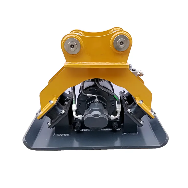 small Vibrating plate tamper compactor High quality excavator used hydraulic vibrator plate soil compactor roller oem