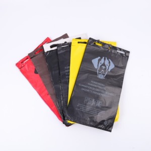 Sacs de collecte de déchets pour animaux de compagnie biodégradables, écologiques, en plastique PE, thermoscellables, imprimés en quatre couleurs, anti-odeurs, couleur et taille personnalisées - Product Image 2