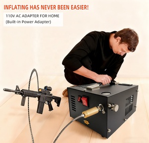 Máy nén khí cao áp 30MPa 4500 PSI không dầu đa điện áp dùng cho lặn biển, súng hơi, thở lửa - Product Image 3