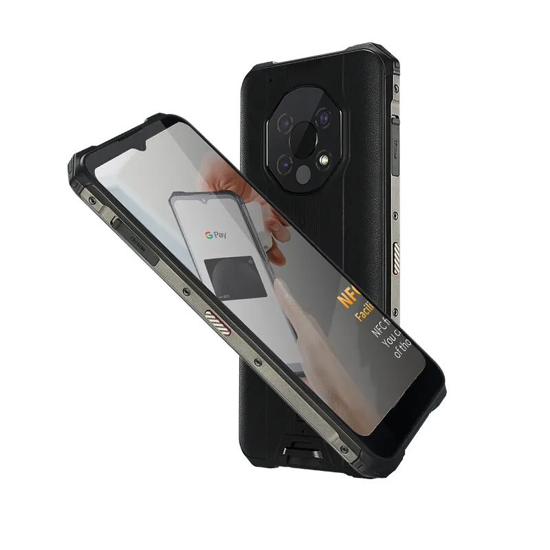 HUGEROCK WP13 rugged smartphone 5g lte 6.52inch ip68 waterproof nfc handheld for human body temperature measurement