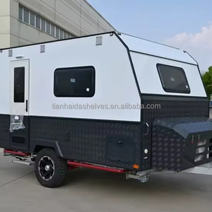 Ecocampor Australia Travel, Caravana de Lujo Todoterreno de 12 Pies, Remolque de Viaje Todoterreno <span class=keywords><strong>para</strong></span> <span class=keywords><strong>3</strong></span> <span class=keywords><strong>Personas</strong></span>, Hecho en China - Product Image 2
