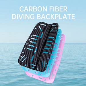 Placa de Fibra de Carbono Ligera de 5 mm de Espesor para Ensamblaje de Airbag de Buceo Técnico, Placa Trasera de Buceo de Fibra de Carbono - Product Image 1