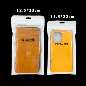 Sacos Plásticos Transparentes com Zíper Reutilizáveis para Embalagem de Capas de Celular com Logotipo Personalizado - Product Image 3