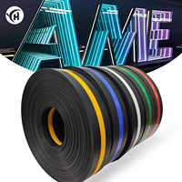Bande de bordure 3D en spirale pour enseignes lumineuses, étanche, épaisseur personnalisée, service de découpe couleur, direct usine