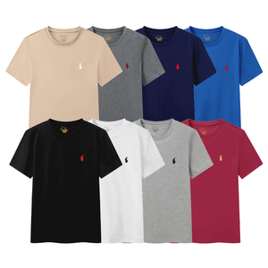 Camiseta Casual Lisa con Logotipo para Hombre, Fabricada con Materiales de Primera Calidad, 100% Algodón, Personalizable al por Mayor - Product Image 1