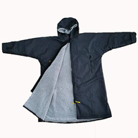 Robe de change en polaire pour Efoil et Jetski, Robe de change chaude, Robe de change imperméable