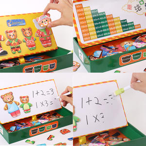 Nouveauté 2026 : Ours <span class=keywords><strong>de</strong></span> Noël en bois pour enfants, jeu <span class=keywords><strong>de</strong></span> change <span class=keywords><strong>de</strong></span> vêtements, jouets éducatifs Montessori pour l'apprentissage du dessin, pour filles - Product Image 3