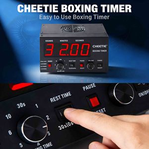 Chronomètre d'entraînement numérique classique professionnel CHEETIE CP20 pour la boxe, le Muay Thai, le MMA, le kickboxing et les arts martiaux - Product Image 3