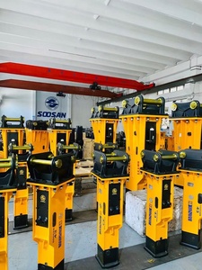 มอเตอร์และเครื่องยนต์ไฮดรอลิกเบรกเกอร์แบบกล่อง SOOSAN SB43 สำหรับรถขุดขนาด 6-9 ตัน รับประกัน 1 ปี บรรจุในลังไม้ พร้อมดอกสกัดขนาด 75 มม. - Product Image 5