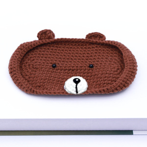 Nuevo cubo de almacenamiento de ganchillo, estuche para gafas, caja de almacenamiento hecha a mano, almacenamiento creativo y lindo para muñecas, almohadilla para gafas, ganchillo hecho a mano. - Product Image 1