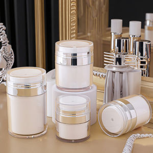 Luxe 15g 30g 50g vide en plastique sans air acrylique conteneur <span class=keywords><strong>pompe</strong></span> à vide pot sans air <span class=keywords><strong>pour</strong></span> crème <span class=keywords><strong>pour</strong></span> masques faciaux faux cils - Product Image 1