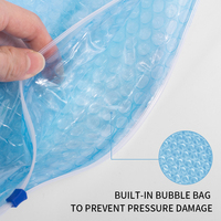 Emballage étanche biodégradable avec logo personnalisé enveloppe postale enveloppe rembourrée en poly enveloppe à bulles sac à fermeture éclair zip-lock