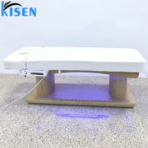 KISEN High End Salon Furniture Equipment White Facial Spa Beauty Bed Equipment Modern 4 Motors <b>Electric</b> Massage <b>Table</b> Beauty Bed - Product Image 4
