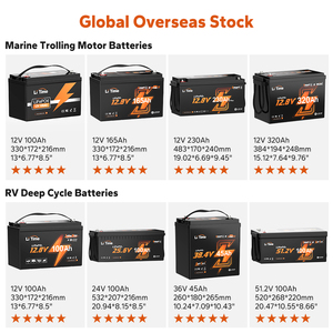Batería de Litio Lifepo4 Ready LiTime de 24V 100Ah 200Ah 280Ah 560Ah 5Kwh con Bluetooth para Remolques de Emergencia y Motores de Pesca - Product Image 5
