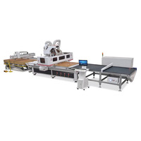 Solución de anidación 3D Atc, enrutador Cnc, sistema de carga y descarga automática para armario de muebles