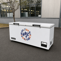 Réfrigérateur commercial en acier inoxydable, vente directe usine, congélateur coffre ouvert pour supermarché, congélateur profond
