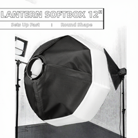 Lanterne de 30 cm/11,8 pouces pour éclairage vidéo et photographie de studio Bowens, pliable, à installation rapide, sphérique, fabrication chinoise
