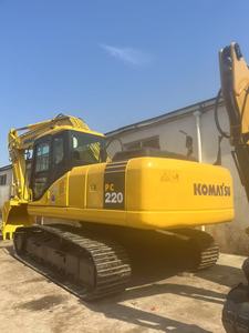 Komatsu PC220-7ขุดตีนตะขาบขนาดเล็ก20ตันน้ำหนักปฏิบัติการคุณภาพดีปั๊มส่วนประกอบหลักมอเตอร์ - Product Image 2