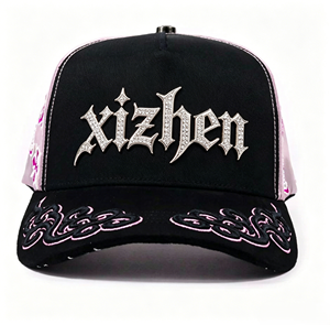 Wholesale Puerto Rico Straw Hat El Mago 5 Panel 100% Cotton <strong>Black</strong> Personalized Baseball <strong>Caps</strong> <strong>NY</strong> STARS Cristales Rico Hat - Product Image 5