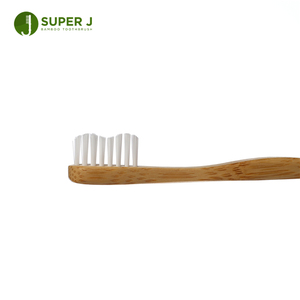 Brosse à dents en bambou naturel écologique 100% naturel avec logo personnalisé arc - Product Image 3