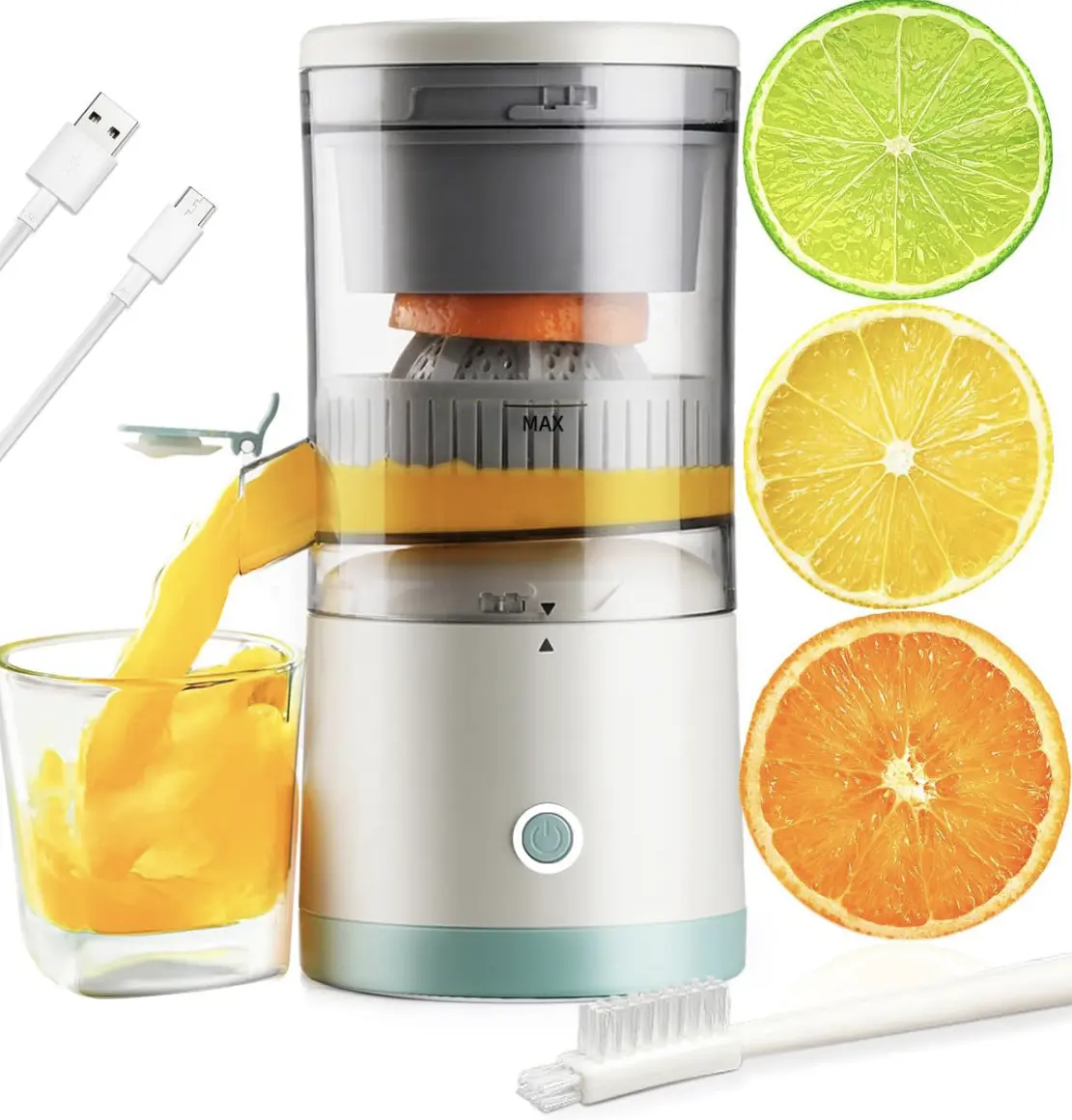 Usb Oplaadbare Machine Sap Alles-In-Een Machine Draagbare Elektrische Fruit Juicer Sport Mini Fles Juicing Blender Originele 30