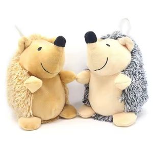 Üretici toptan dayanıklı interaktif köpek oyuncak sevimli dolması gıcırtılı köpek kirpi peluş oyuncaklar - Product Image 1