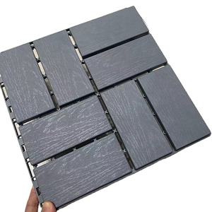 Easy Click Carreaux à emboîtement pour plancher de terrasse en plastique carré - Product Image 1